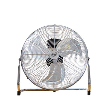 Neo High Velocity Chrome Metal Floor Freestanding Fan � 16 Inch