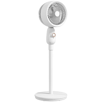 White Oscillating Air Circulator - 3-Speed Cooling & Ventilation Fan